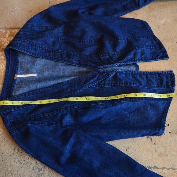 Free People Cropped Denim Jacket - Picture 8 of 10